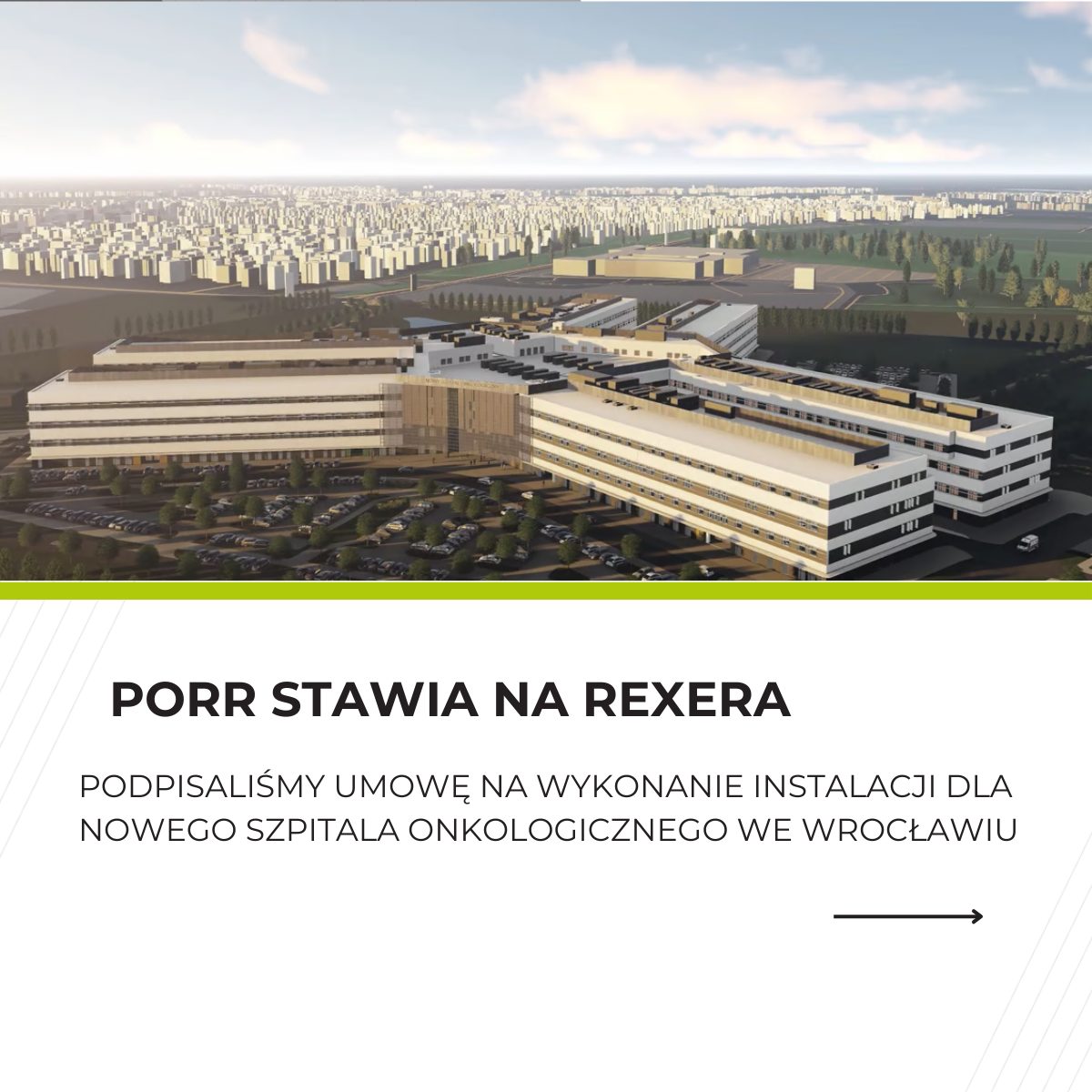 REXER zrealizuje instalacje w Nowym Szpitalu Onkologicznym we Wrocławiu